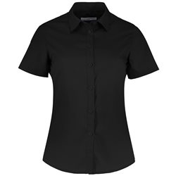 Womens Poplin Shirt Short Sleeve
