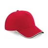 Authentic 5Panel Cap Piped Peak