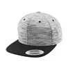 Stripes Melange Crown Snapback 6089Sc