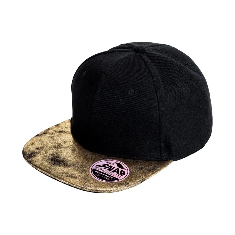 Bronx Glitter Flat Peak Snapback Cap