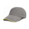 Lowprofile Heavy Brushed Cotton Cap With Sandwich Peak