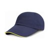Lowprofile Heavy Brushed Cotton Cap With Sandwich Peak