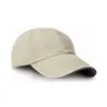 Washed Fine Line Cotton Cap With Sandwich Peak