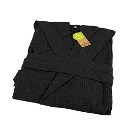Artg Waffle Bathrobe With Hood