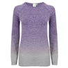 Womens Seamless Fade Out Long Sleeve Top