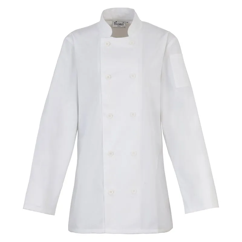 Womens Long Sleeve Chefs Jacket Womens Long Sleeve Chefs Jacket