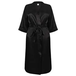 Womens Satin Robe