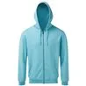 Mens Coastal Vintage Wash Loop Back Zip Through Hoodie