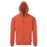Mens Coastal Vintage Wash Loop Back Zip Through Hoodie