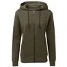 Womens Zipthrough Organic Hoodie