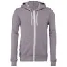 Unisex Polycotton Fleece Full Zip Hoodie