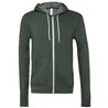 Unisex Polycotton Fleece Full Zip Hoodie
