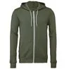Unisex Polycotton Fleece Full Zip Hoodie