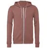 Unisex Polycotton Fleece Full Zip Hoodie