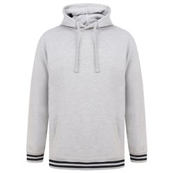 Hoodie With Striped Cuffs