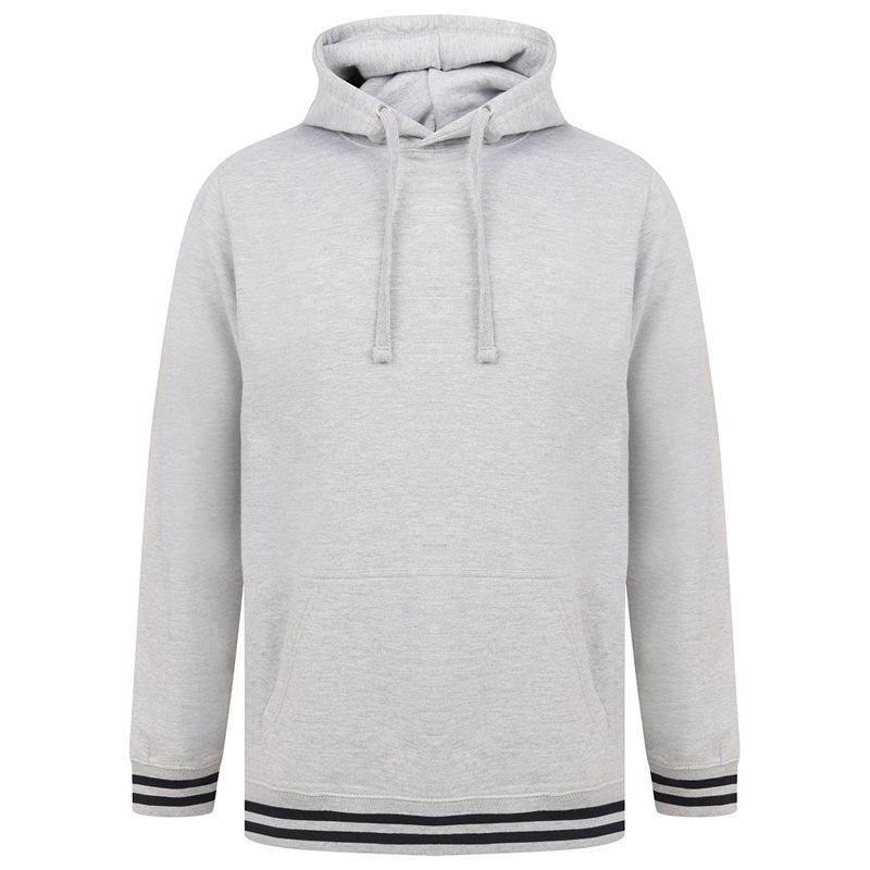 Hoodie With Striped Cuffs