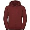 Authentic Melange Zipped Hood Sweatshirt