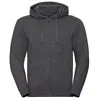 Authentic Melange Zipped Hood Sweatshirt