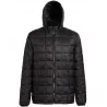 Box Quilt Hooded Jacket
