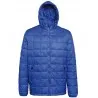 Box Quilt Hooded Jacket