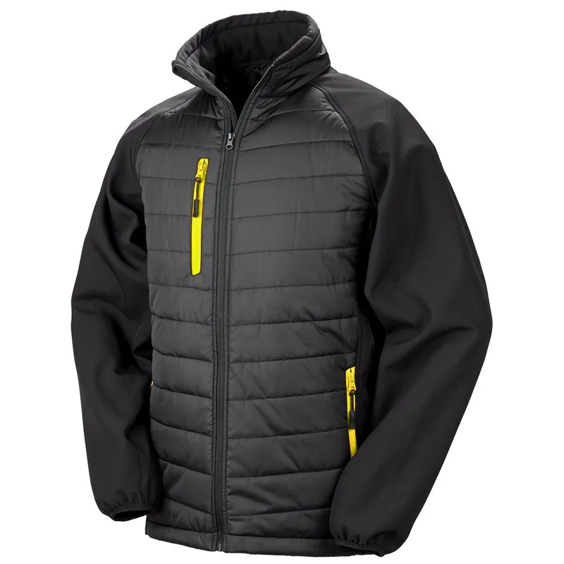 Black Compass Padded Softshell Jacket Black Compass Padded Softshell Jacket