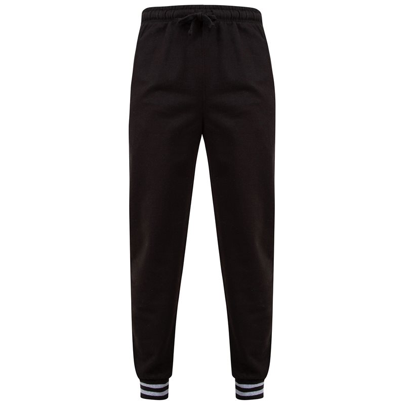 Joggers With Striped Cuffs