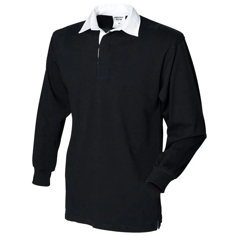 Kids Long Sleeve Plain Rugby Shirt Kids Long Sleeve Plain Rugby Shirt