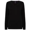 Womens 12 Gauge Vneck Jumper