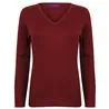 Womens 12 Gauge Vneck Jumper