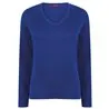 Womens 12 Gauge Vneck Jumper