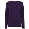 Womens 12 Gauge Vneck Jumper