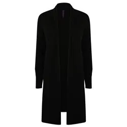 Womens Longline Open Cardigan