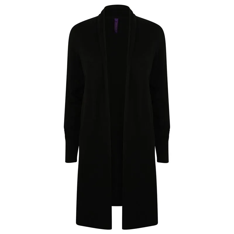 Womens Longline Open Cardigan