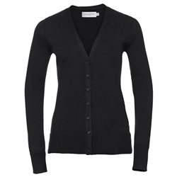 Womens Vneck Knitted Cardigan