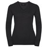 Womens Vneck Knitted Sweater