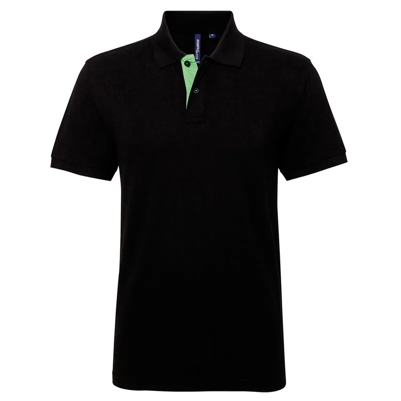 Mens Classic Fit Contrast Polo Mens Classic Fit Contrast Polo