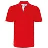 Mens Classic Fit Contrast Polo