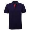 Mens Classic Fit Contrast Polo