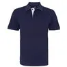 Mens Classic Fit Contrast Polo