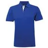 Mens Classic Fit Contrast Polo