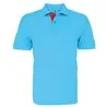 Mens Classic Fit Contrast Polo