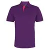 Mens Classic Fit Contrast Polo