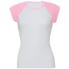 Baby Rib Cap Sleeve Contrast Raglan Tshirt