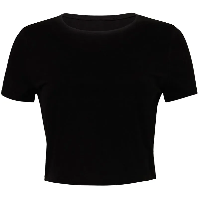 Womens Polycotton Crop Tee Womens Polycotton Crop Tee