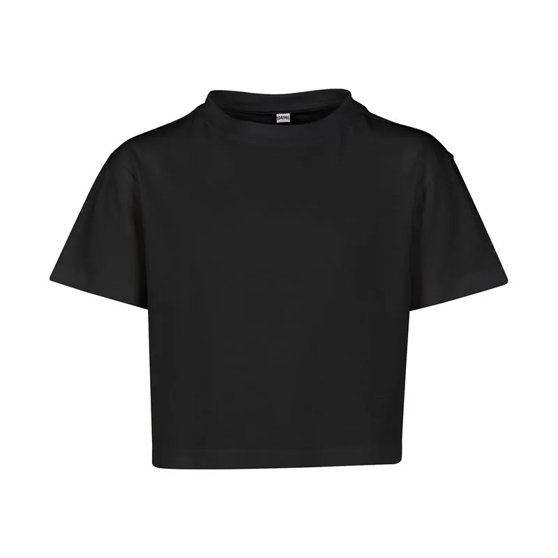 Girls Cropped Jersey Tee Girls Cropped Jersey Tee
