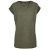 Womens Spray Dye Extended Shoulder Tee