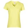 Womens Premium Cotton Vneck Tshirt