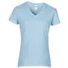 Womens Premium Cotton Vneck Tshirt
