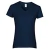 Womens Premium Cotton Vneck Tshirt