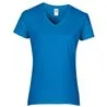 Womens Premium Cotton Vneck Tshirt